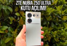 zte nubia z50 ultra kutu açılımı