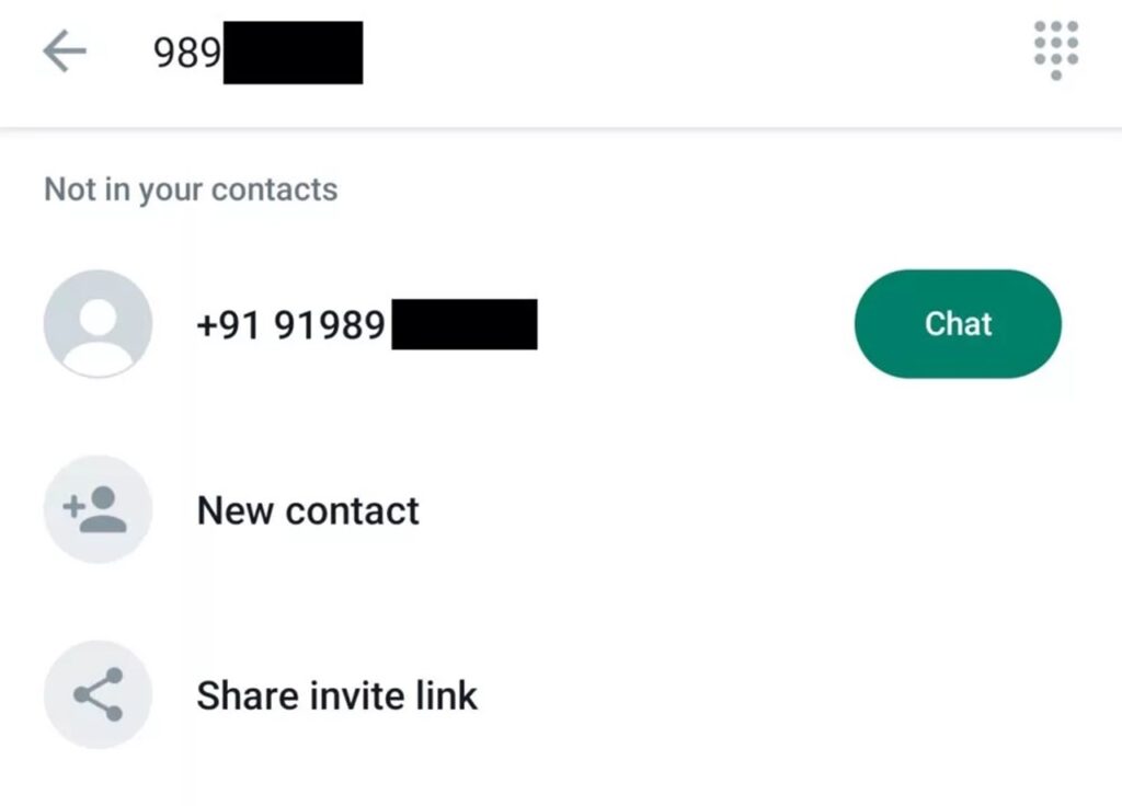 whatsapp numara kaydetmeden mesaj atma
