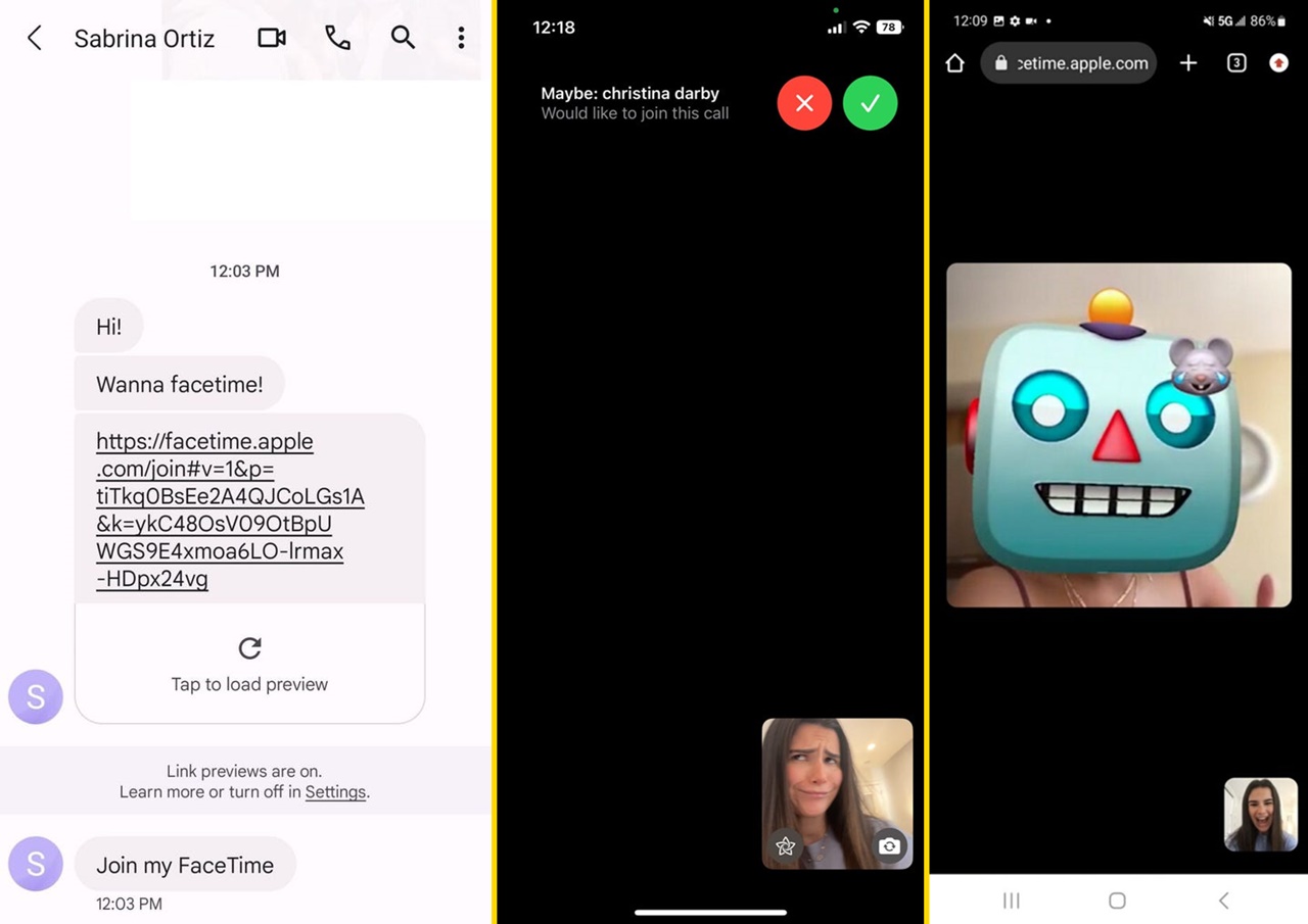 Android cihazlarda FaceTime nasıl kullanılır? Yeşil Robot