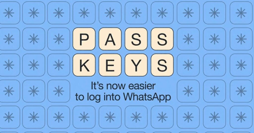 whatsapp sifresiz kullanim passkey