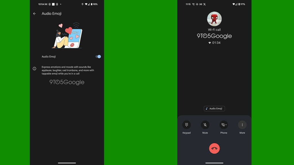 Google, Google Telefon uygulamasına Sesli Emoji özelliğini ekledi.