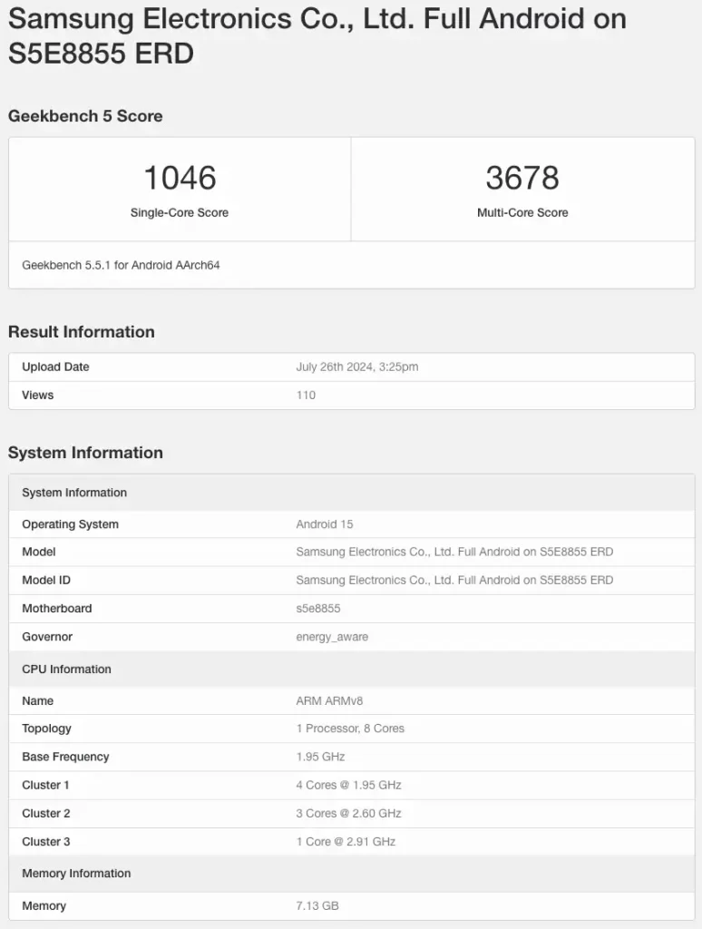 Galaxy A56 modelinin gücünü tanıyın! Exynos 1580 geliyor