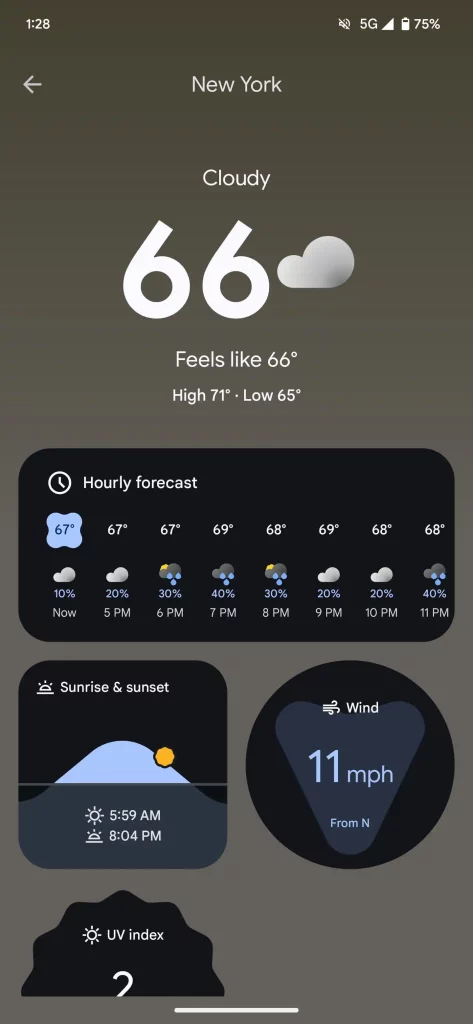 Pixel Weather uygulaması artık hava durumu haritası sunacak!