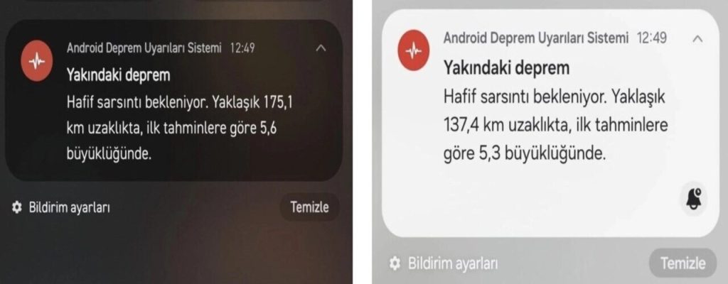 Android deprem bildirim sistemi, akıllı saatlere geliyor