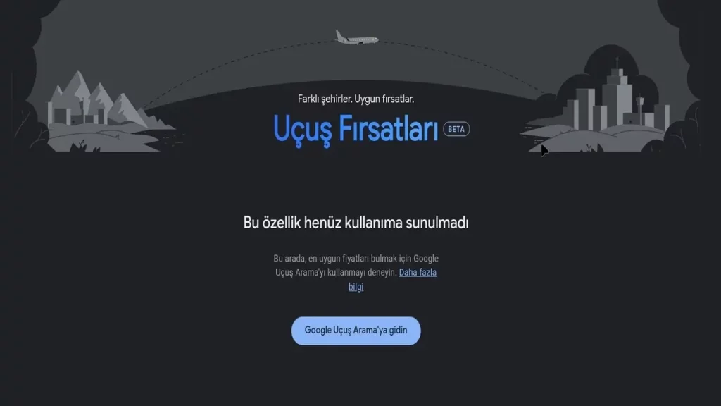 Google, Uçuş Fırsatları özelliğini devreye alıyor
