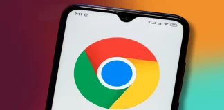 Chrome Android parmak izi