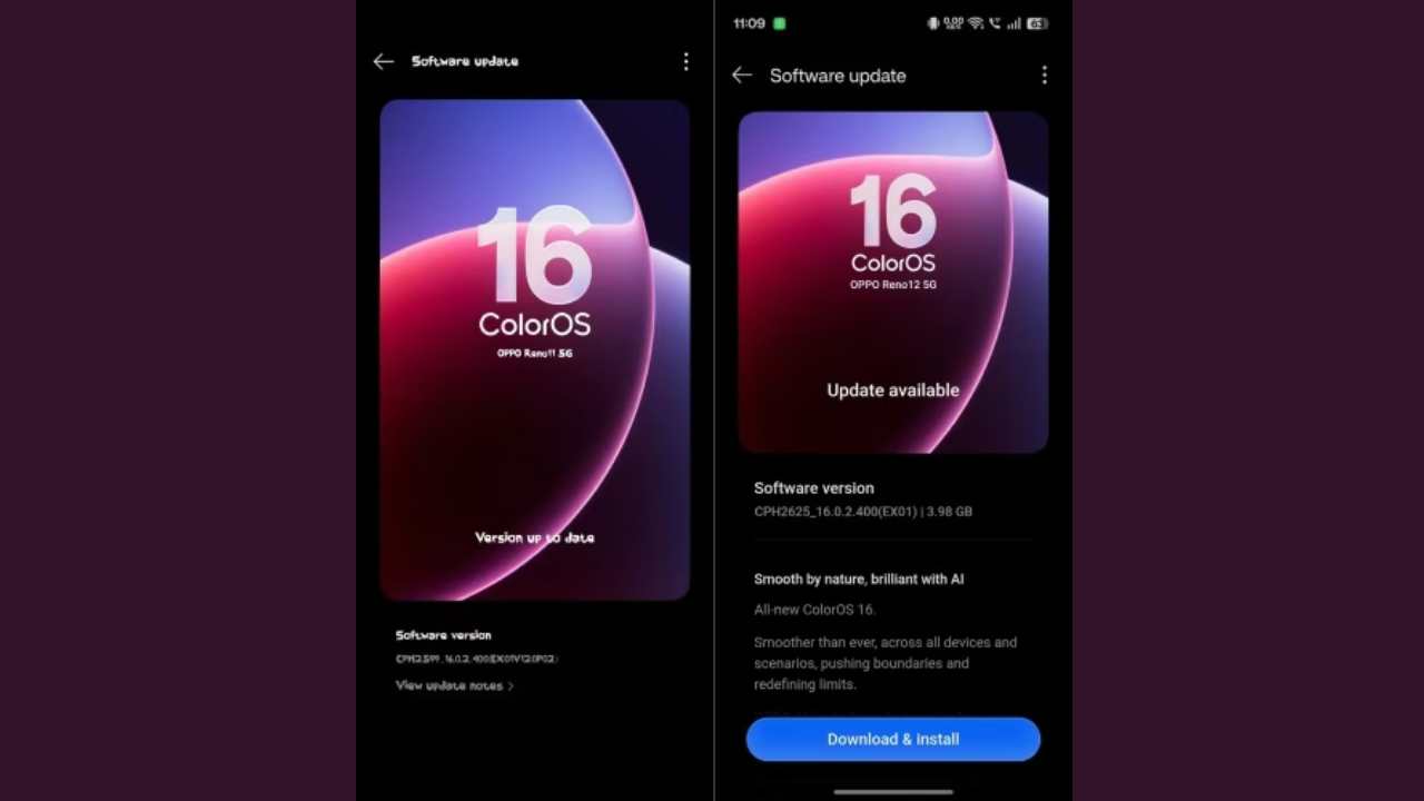 ColorOS 16 güncellemesi