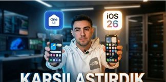 iOS ve One UI karşılaştırması