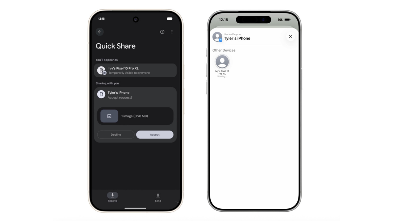 Android AirDrop desteği