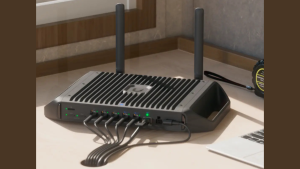 Fanless WiFi 7 router