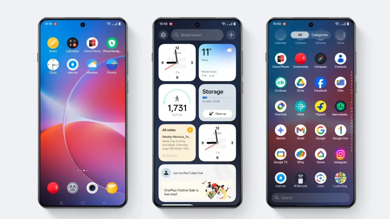 Android 17 tabanlı ColorOS 17