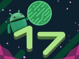 Android 17 arayüzü