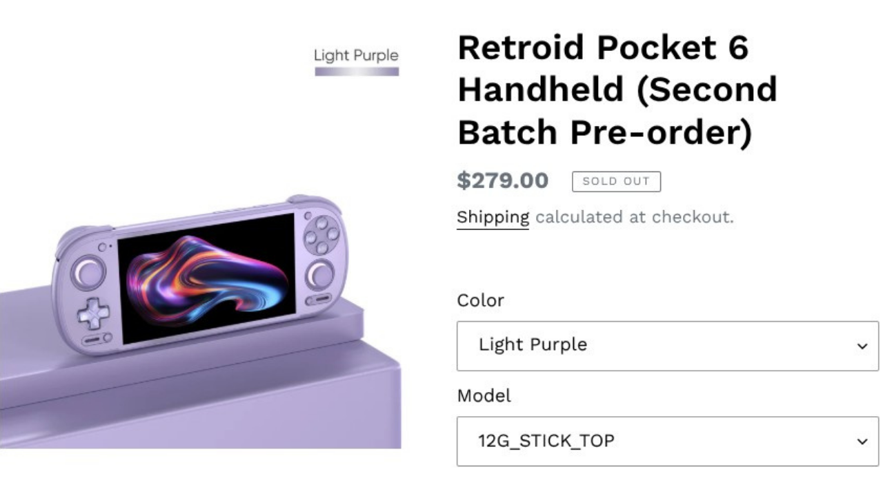 Retroid Pocket 6 fiyatı