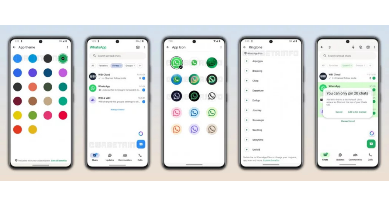 WhatsApp Plus özellikleri