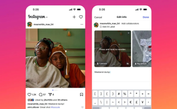 Instagram kaydırmalı post düzenleme