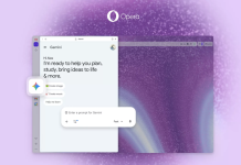 Opera One kenar çubuğu