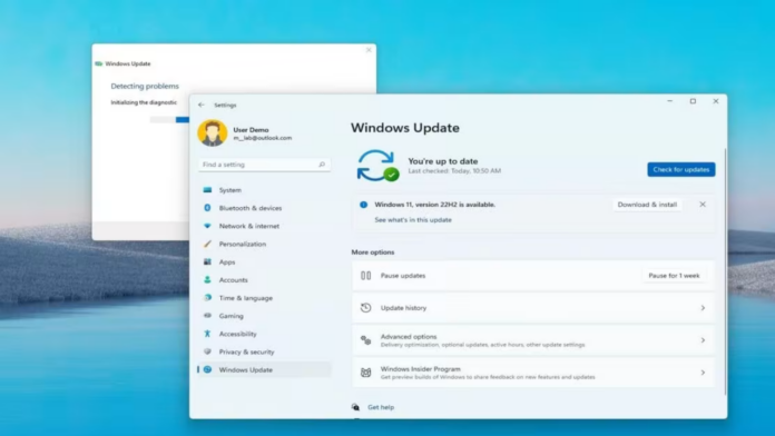 Windows Update güncellemesi