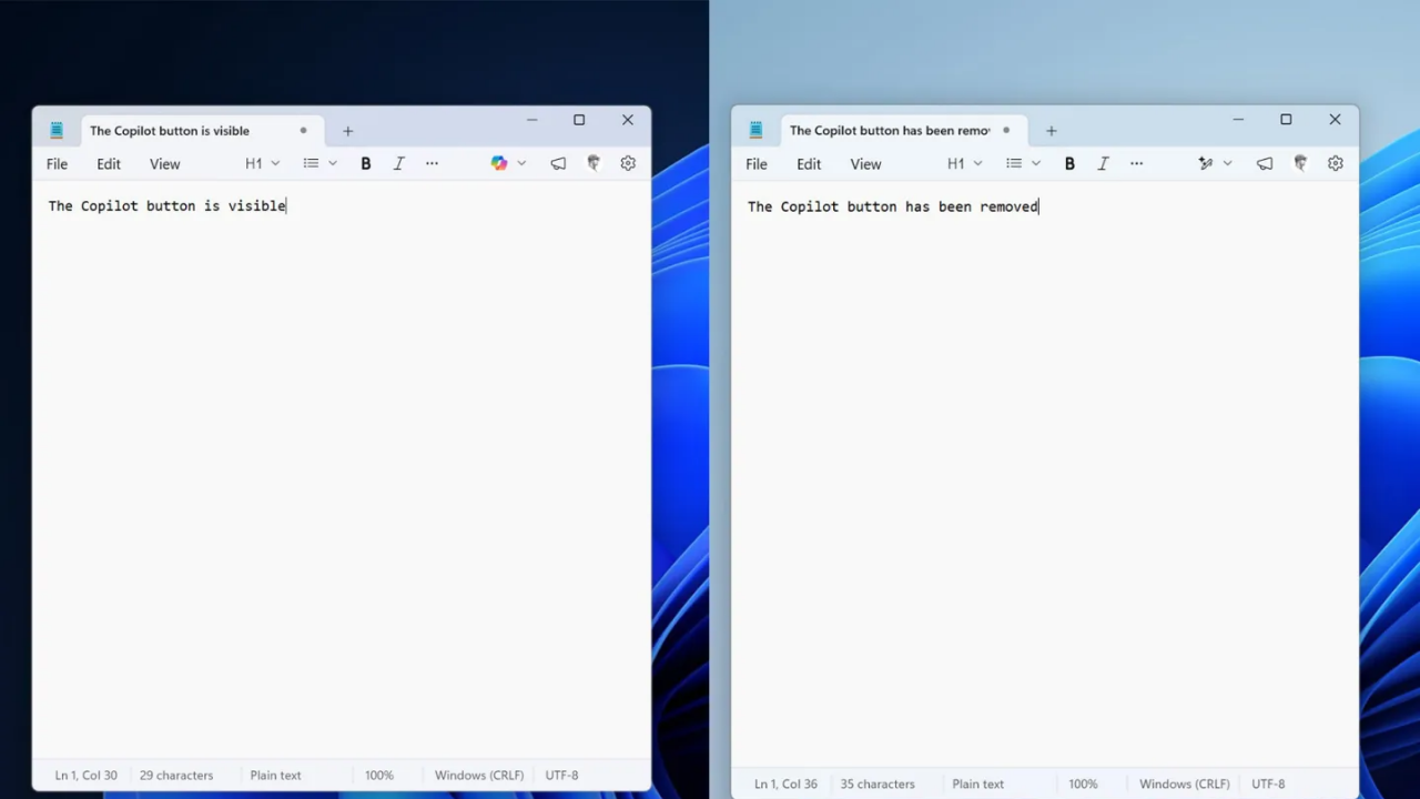 Microsoft Copilot butonları