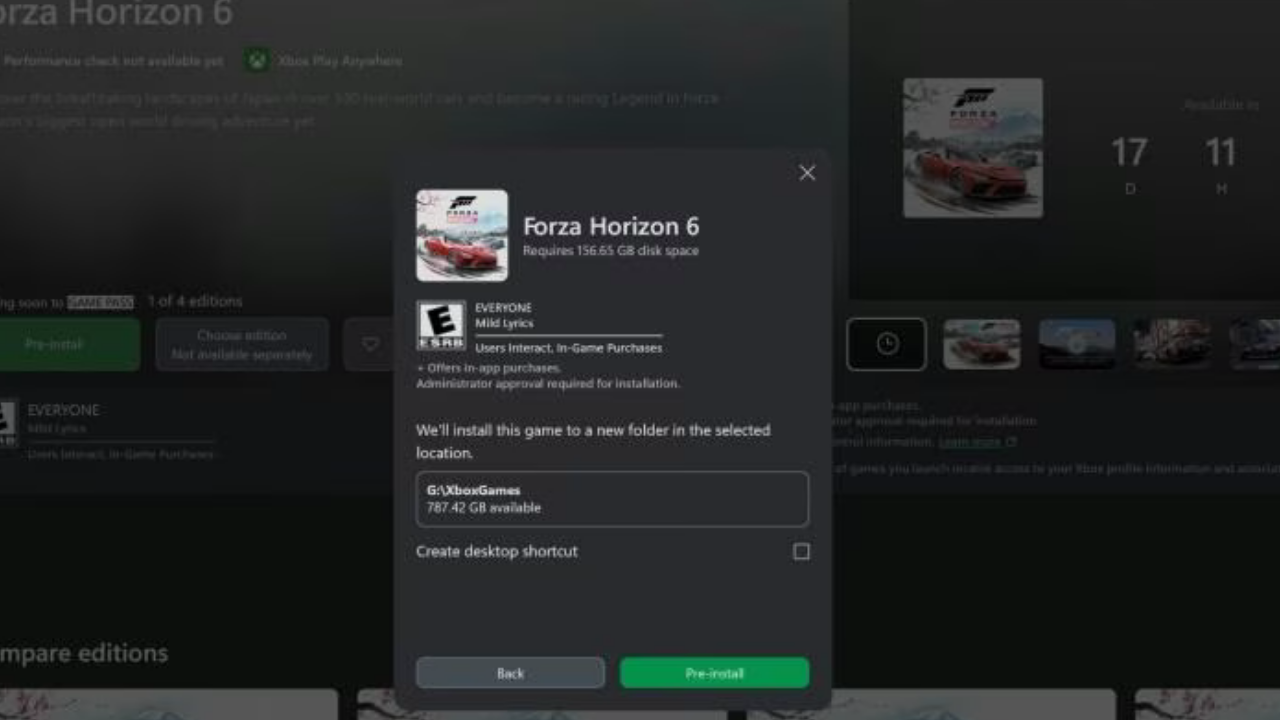 Forza Horizon 6 kaç GB ?