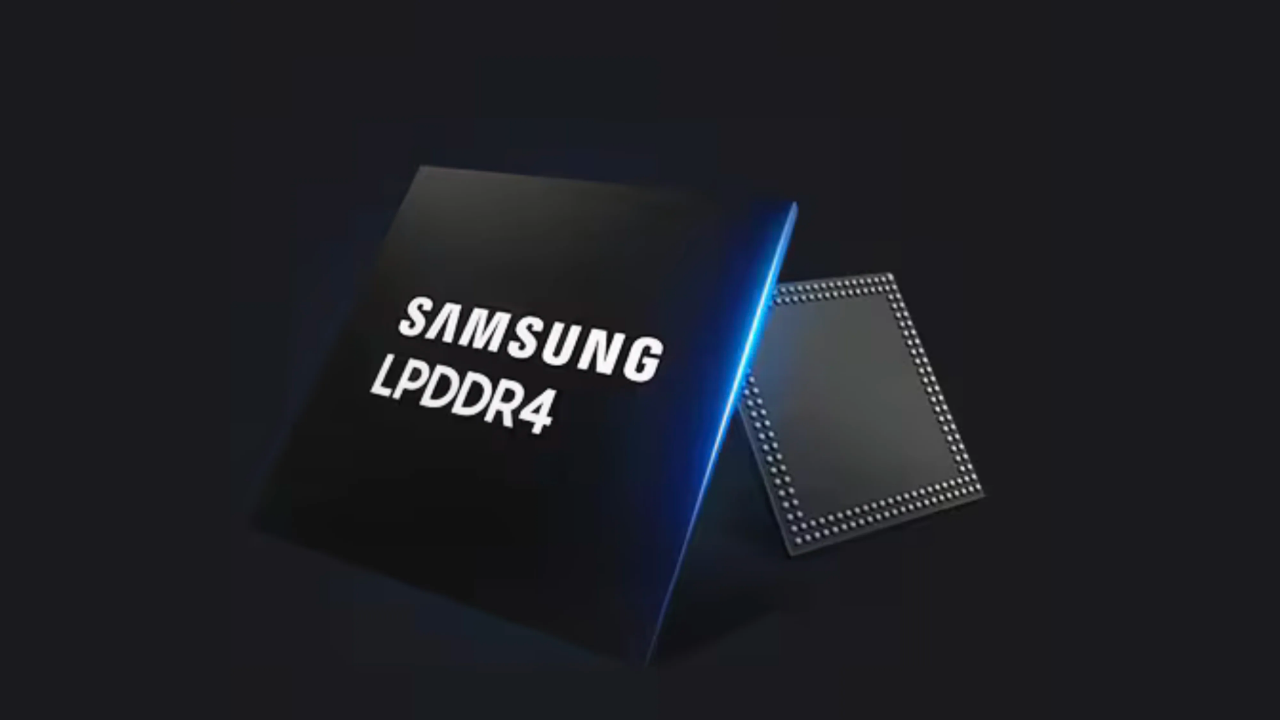 Samsung LPDDR4 bellek üretimi