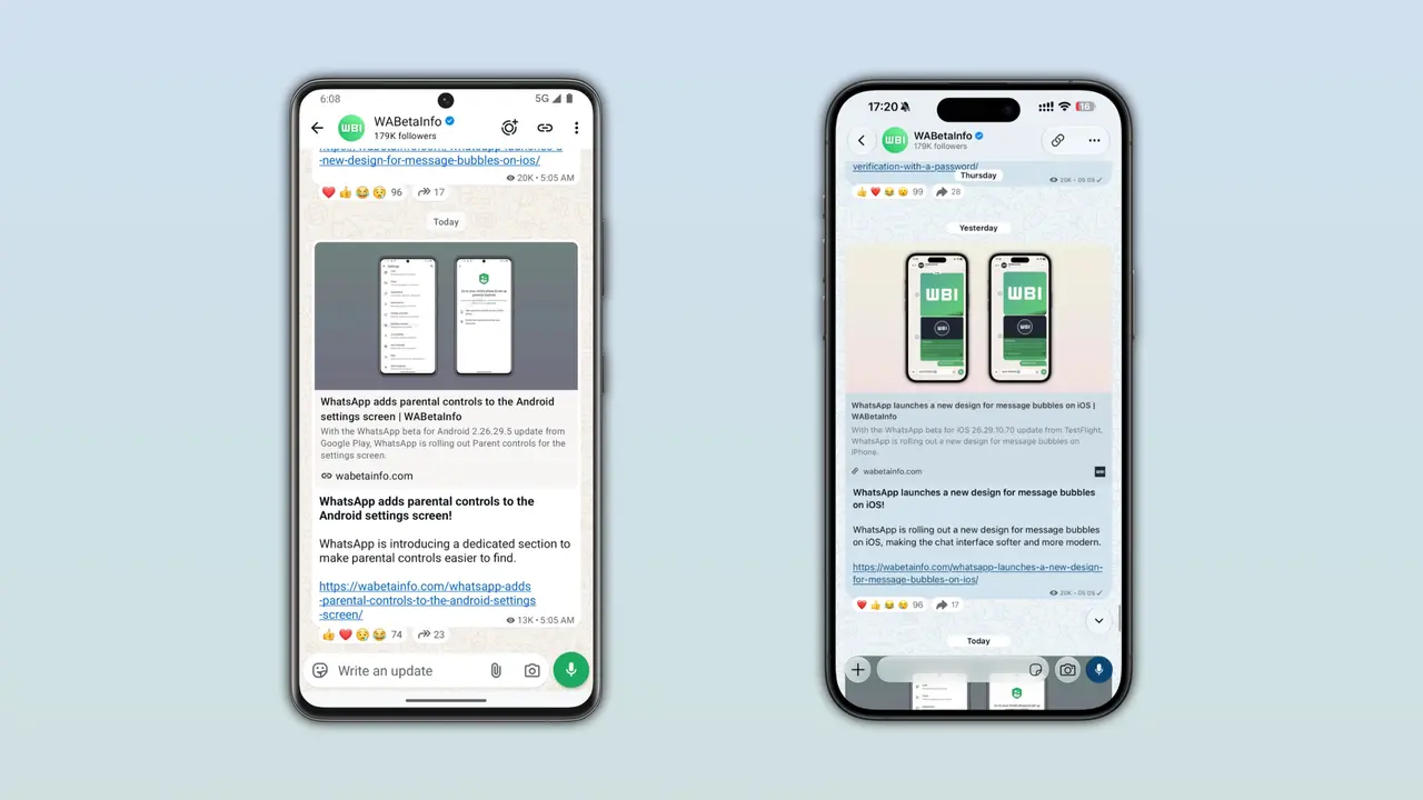 WhatsApp kanal yöneticileri özelliği