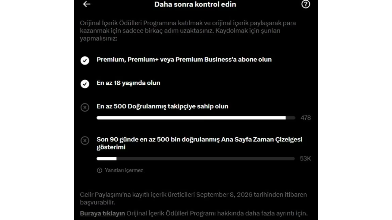 Orijinal içerik ödülleri