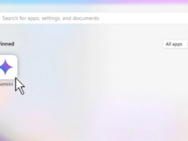 Google Gemini Windows uygulaması