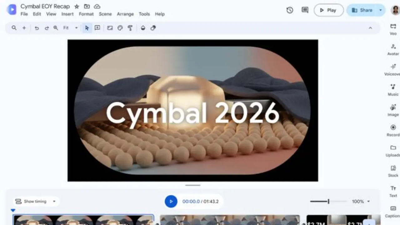 Google Vids sunum yapma
