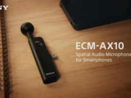 Sony ECM-AX10 USB-C Bağlantısı ve Kulaklık Girişiyle Geliyor Sony ECM AX10 mikrofon