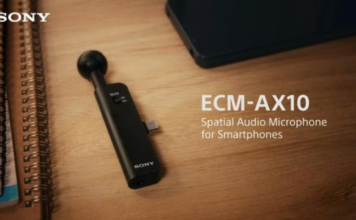 Sony ECM-AX10 USB-C Bağlantısı ve Kulaklık Girişiyle Geliyor Sony ECM AX10 mikrofon