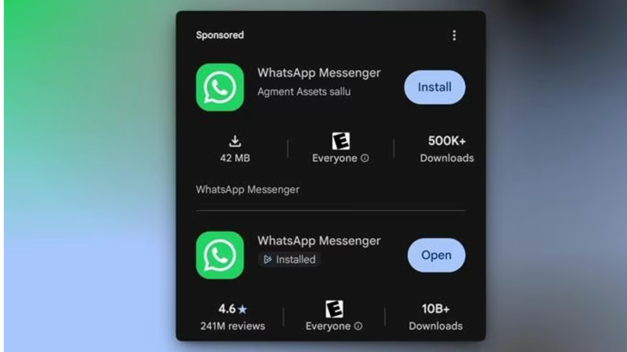 Sahte WhatsApp uygulaması