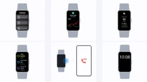 Galaxy Fit 4 Manager uygulamasında yer alan Galaxy Fit 4 tanıtım görselleri