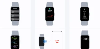 Galaxy Fit 4 Manager uygulamasında yer alan Galaxy Fit 4 tanıtım görselleri