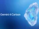 Google Gemini 4 Carbon’u Tanıttı: En Güçlü Gemini Modeli Geldi Gemini 4 Carbon yapay zeka modelinin mavi arka planlı resmî tanıtım görseli